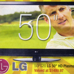 David J Cummins LG TV Print Ad